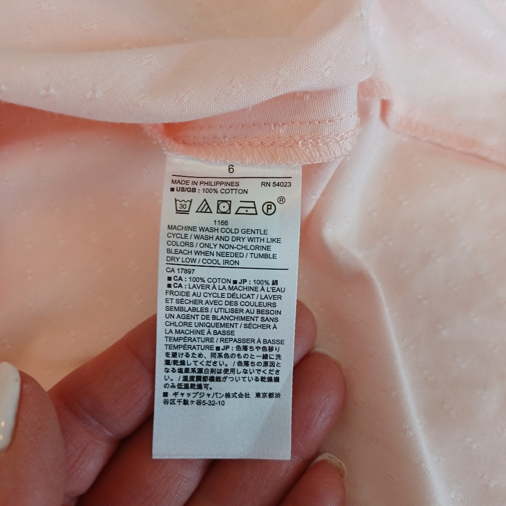 NEW Banana Republic Factory Ruffle Cottagecore Sleeveless Blouse Sz 6 NWT - Picture 7 of 8